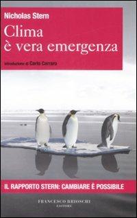 Clima è vera emergenza - Nichoals Stern - copertina