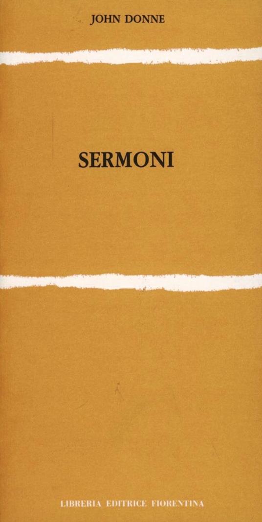 Dai sermoni - John Donne - copertina