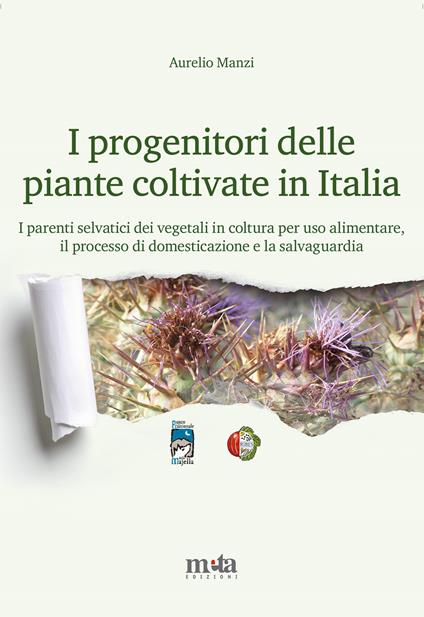 I progenitori delle piante coltivate in Italia. I parenti selvatici dei vegetali in coltura per uso alimentare, il processo di domesticazione e la salvaguardia - Aurelio Manzi - copertina