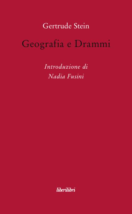 Geografia e drammi - Gertrude Stein - copertina