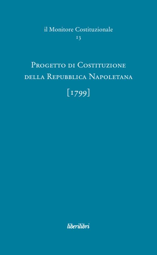 Progetto di costituzione della Repubblica napoletana (1799) - copertina