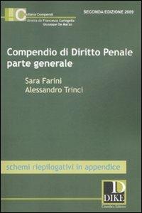 Compendio di diritto penale. Parte generale - Alessandro Trinci,Sara Farini - copertina