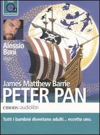 Peter Pan letto da Alessio Boni. Audiolibro. CD Audio formato MP3 - James Matthew Barrie - copertina