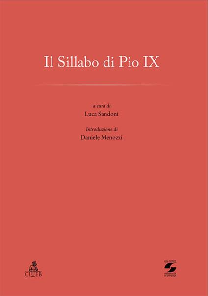 Il sillabo di Pio IX - copertina