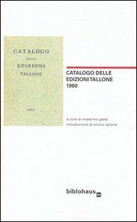 Catalogo delle edizioni Tallone 1960 - copertina