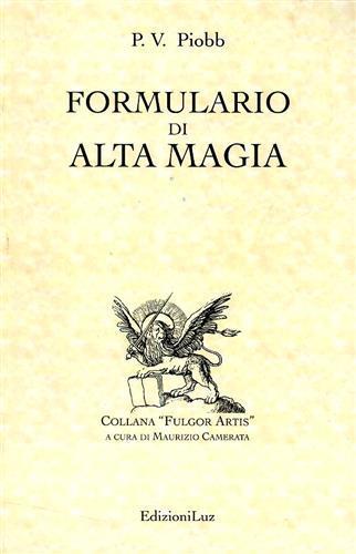 Formulario di alta magia - Pierre Piobb - copertina