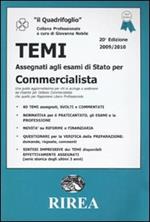 Temi assegnati agli esami di Stato per commercialista 2009/2010