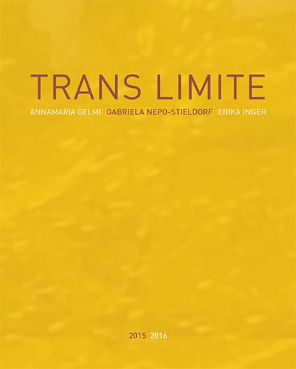 Trans limite. Annamaria Gelmi, Erika Inger, Nepo-Stieldorf. Ediz. illustrata - copertina