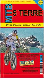 MTB 5 Terre. Carte dei sentieri di liguria per mountain bike MTB VTT