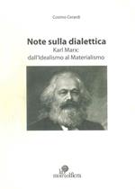 Note sulla dialettica. Karl Marx: dall'idealismo al materialismo