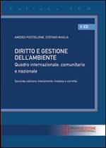 Diritto e gestione dell'ambiente. Quadro internazionale, comunitario e nazionale