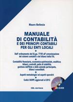 Manuale di contabilità e dei principi contabili per gli enti locali. Con CD-ROM