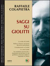 Saggi su Giolitti - Raffaele Colapietra - copertina