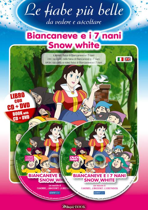 Biancaneve e i 7 nani. Ediz. italiana e inglese. Con CD Audio. Con DVD -  Libro - Azzurra Publishing - | laFeltrinelli