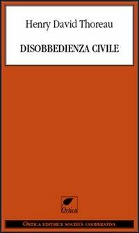 Disobbedienza civile - Henry David Thoreau - copertina