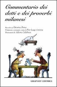 Commentario dei detti e proverbi milanesi - copertina