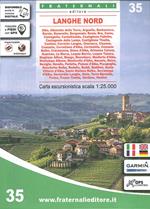 Carta n. 35. Langhe Nord. Carta escursionistica 1:25.000