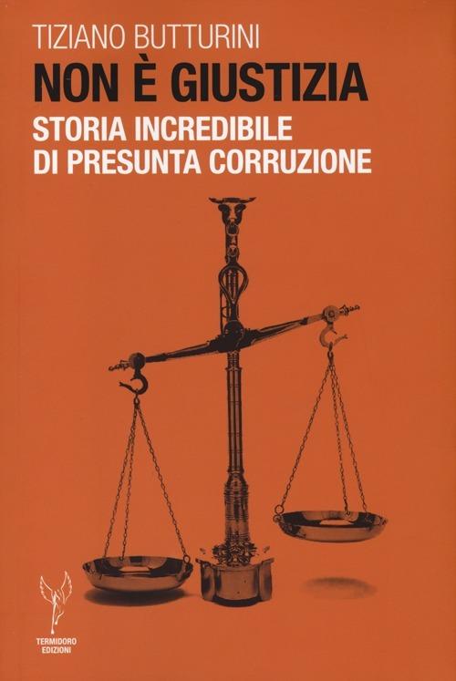 Non è giustizia. Storia incredibile di presunta corruzione - Tiziano Butturini - copertina