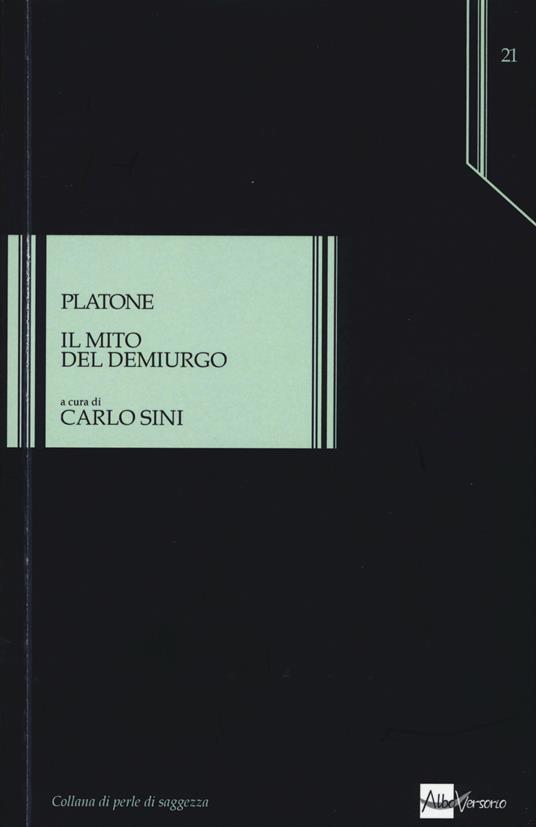 Il mito del demiurgo - Platone - copertina