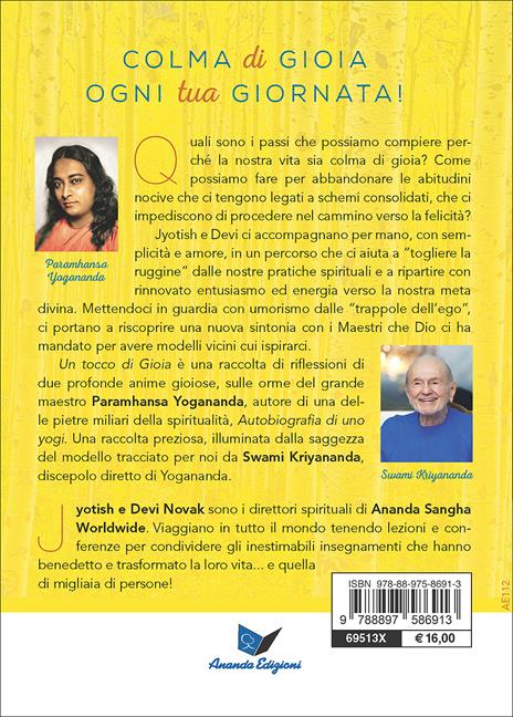 Un tocco di gioia. Vivere gli insegnamenti di Paramhansa Yogananda - Devi Novak,Jyotish Novak - 3