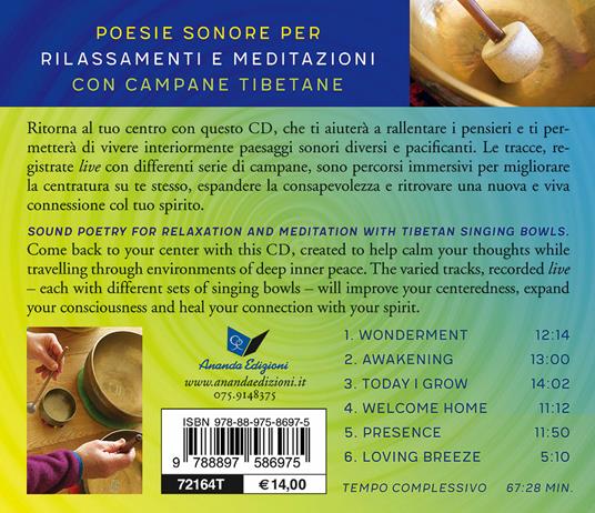 Poesie sonore. Campane tibetane. Con Libro - Peter Treichler - 2