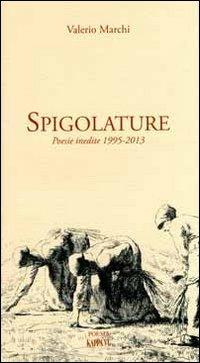 Spigolature. Poesie inedite 1995-2013 - Valerio Marchi - copertina