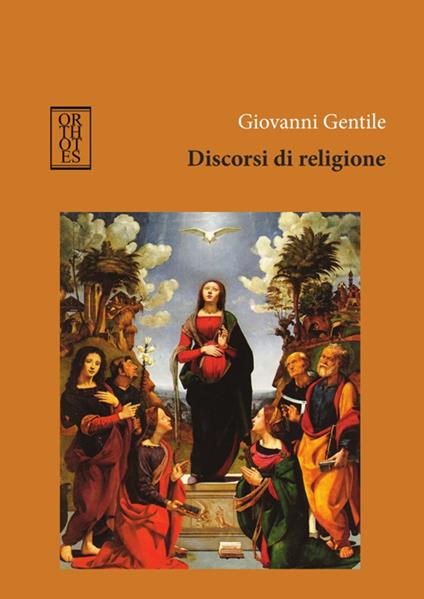 Discorsi di religione - Giovanni Gentile - copertina