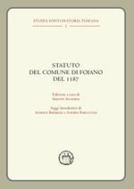 Statuto del Comune di Foiano del 1387