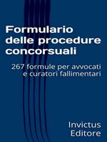 Formulario delle procedure concorsuali