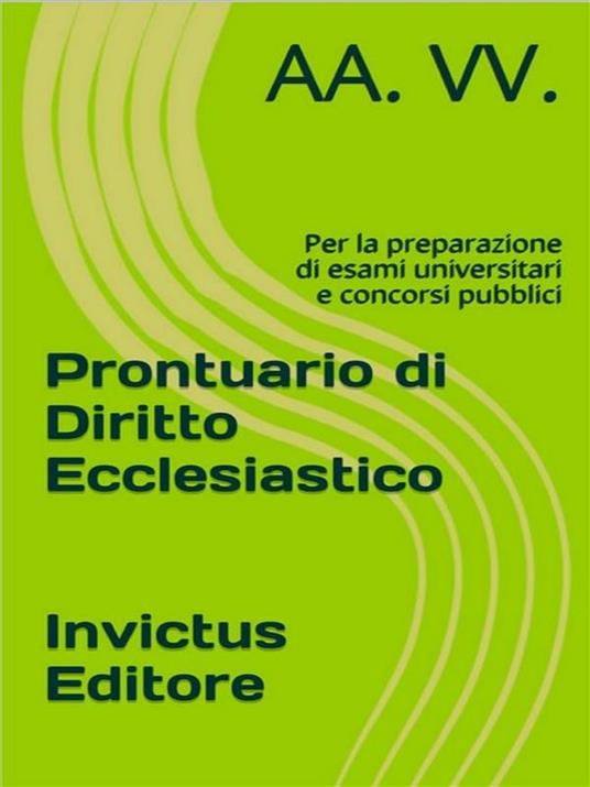 Prontuario di diritto ecclesiastico - V.V.A.A. - ebook