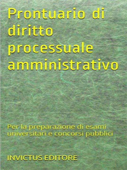 Prontuario di diritto processuale amministrativo - V.V.A.A. - ebook