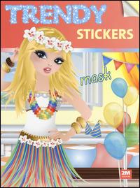 Trendy model stickers. Mask. Con adesivi - Valentina Russo - copertina