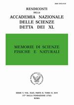 Memorie di scienze fisiche e naturali. Serie V. Rendiconti della Accademia Nazionale delle Scienze detta dei XL (2019). Vol. 43\2