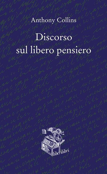 Discorso sul libero pensiero - Anthony Collins - copertina