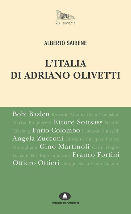 L' Italia di Adriano Olivetti - Alberto Saibene - ebook