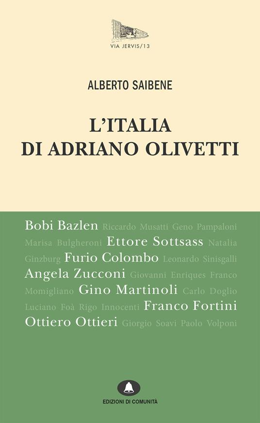 L' Italia di Adriano Olivetti - Alberto Saibene - ebook