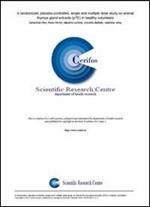 A randomized, placebo controlled, single and multiple dose study on animal thymus gland extract (pTE) in healty volunters