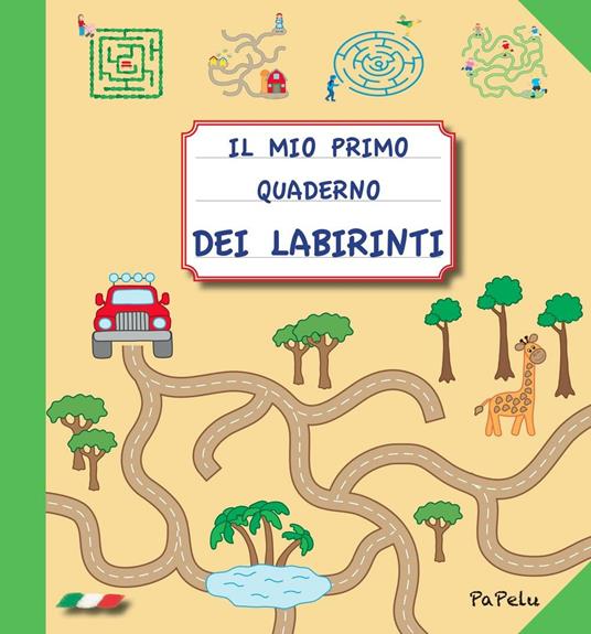 Il mio primo quaderno dei labirinti - Eugenia Dolzhenkova,Luca Grigolato - copertina