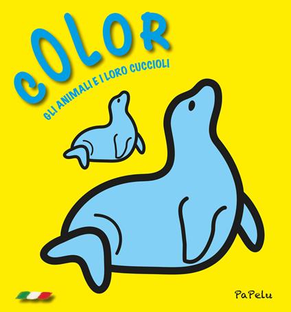 Color gli animali e i loro cuccioli . Ediz. illustrata - Eugenia Dolzhenkova,Luca Grigolato - copertina