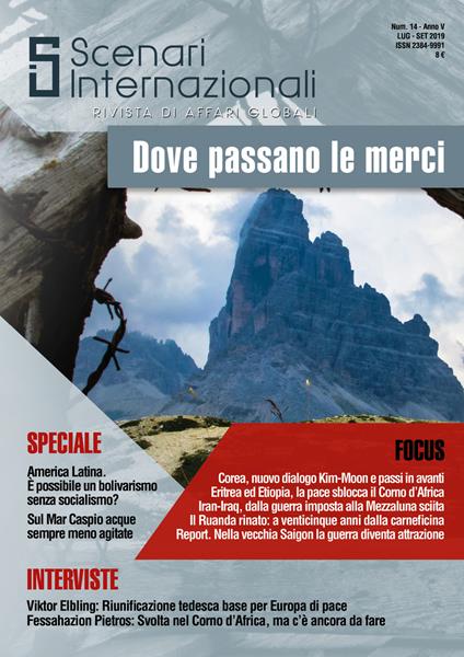 Scenari internazionali. Rivista di affari globali (2019). Vol. 14: Dove passano le merci. - copertina