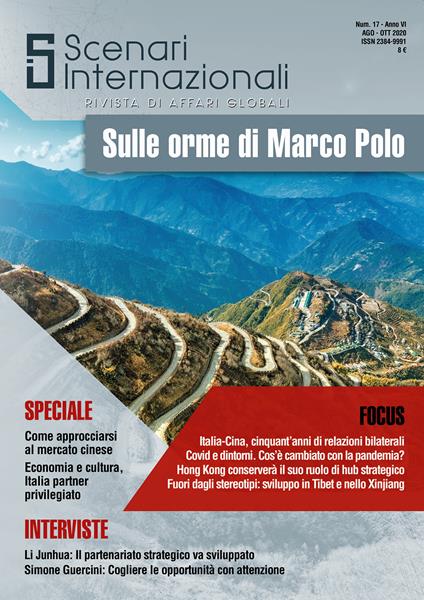 Scenari internazionali. Rivista di affari globali (2020). Vol. 17: Sulle orme di Marco Polo. - copertina