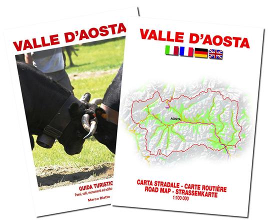 Valle d'Aosta. Carta stradale. Con guida turistica - Marco Blatto,Luca Zavatta - copertina