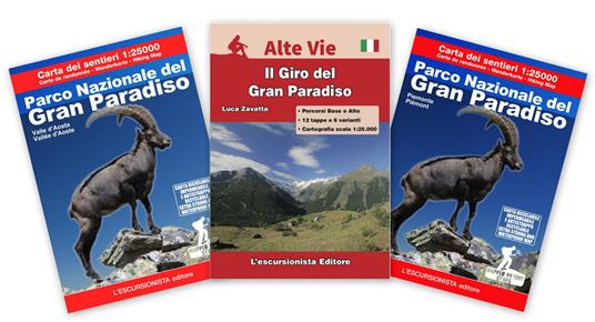 Parco del Gran Paradiso italiano. Con 2 cartine 1:25.000 - Luca Zavatta - copertina