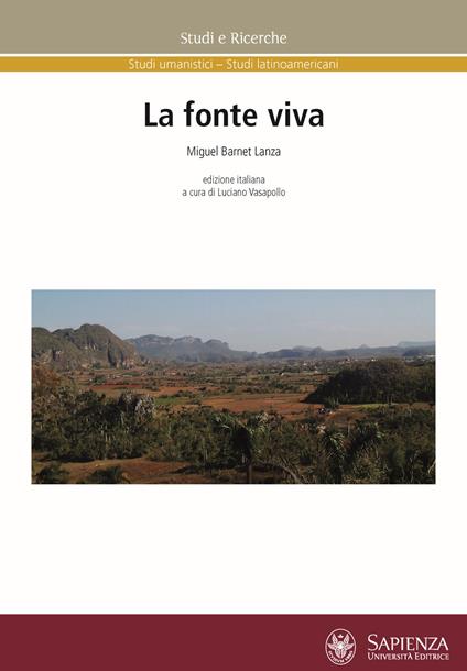 La fonte viva - Miguel Barnet Lanza - copertina