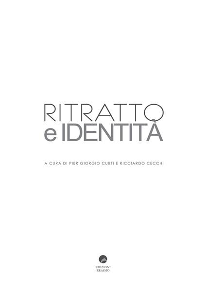 Ritratto e identità - copertina