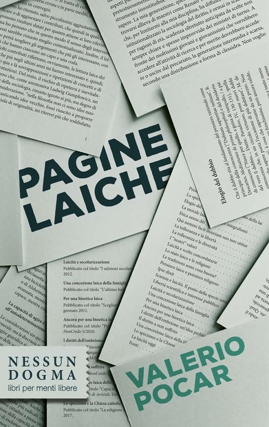 Pagine laiche - Valerio Pocar - copertina