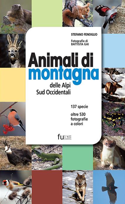 Animali di montagna delle Alpi sud occidentali. Ediz. illustrata - Stefano Fenoglio - copertina