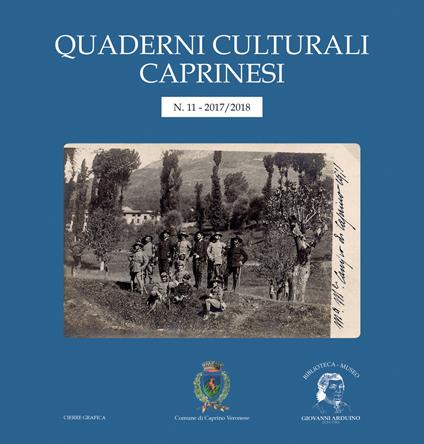 Quaderni culturali caprinesi. Vol. 11: 2017/2018 - copertina