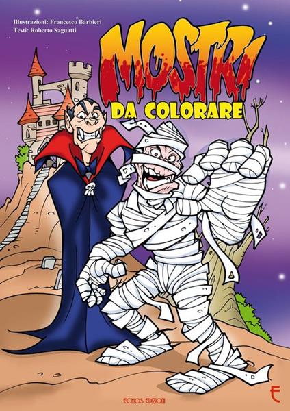 Mostri da colorare - Roberto Saguatti - copertina