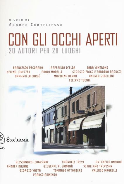 Con gli occhi aperti. 20 autori per 20 luoghi - copertina